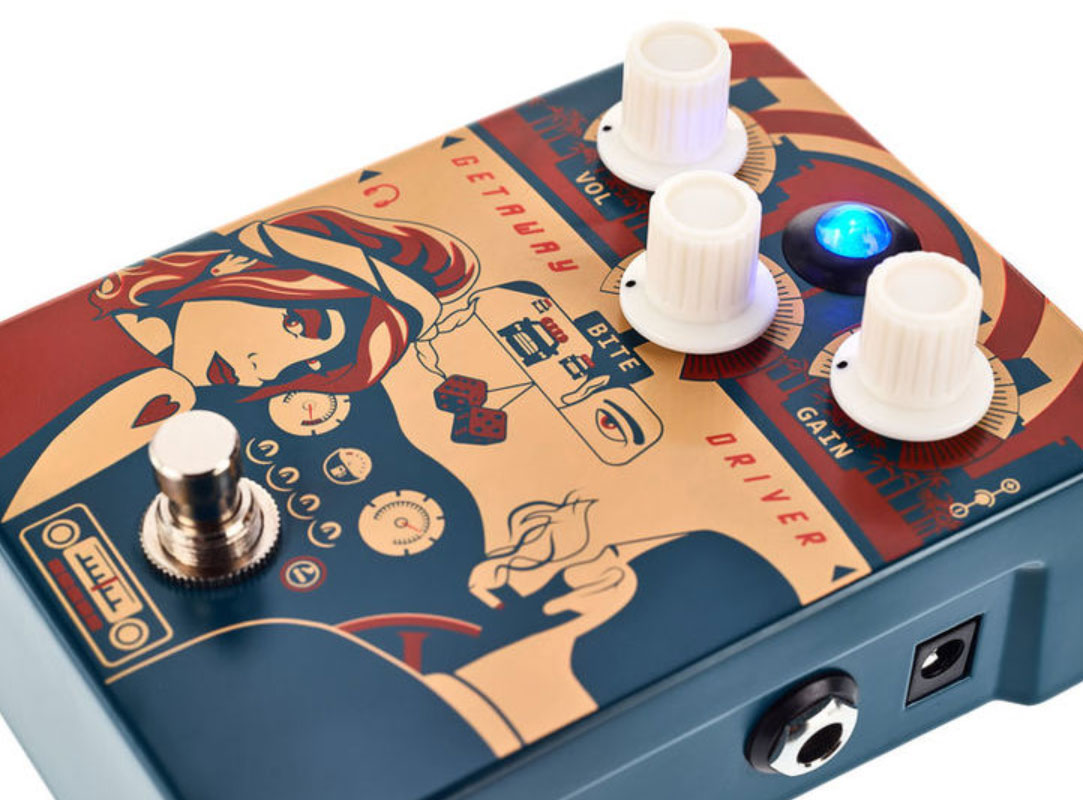 Orange Getaway Driver Overdrive Cab Sim - Pedal overdrive / distorsión / fuzz - Variation 1