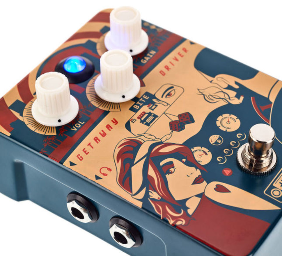 Orange Getaway Driver Overdrive Cab Sim - Pedal overdrive / distorsión / fuzz - Variation 2