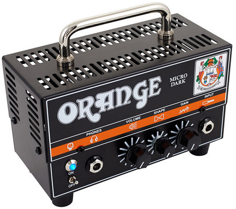 Orange Micro Dark Head 20w - Matte Black - Cabezal para guitarra eléctrica - Variation 1