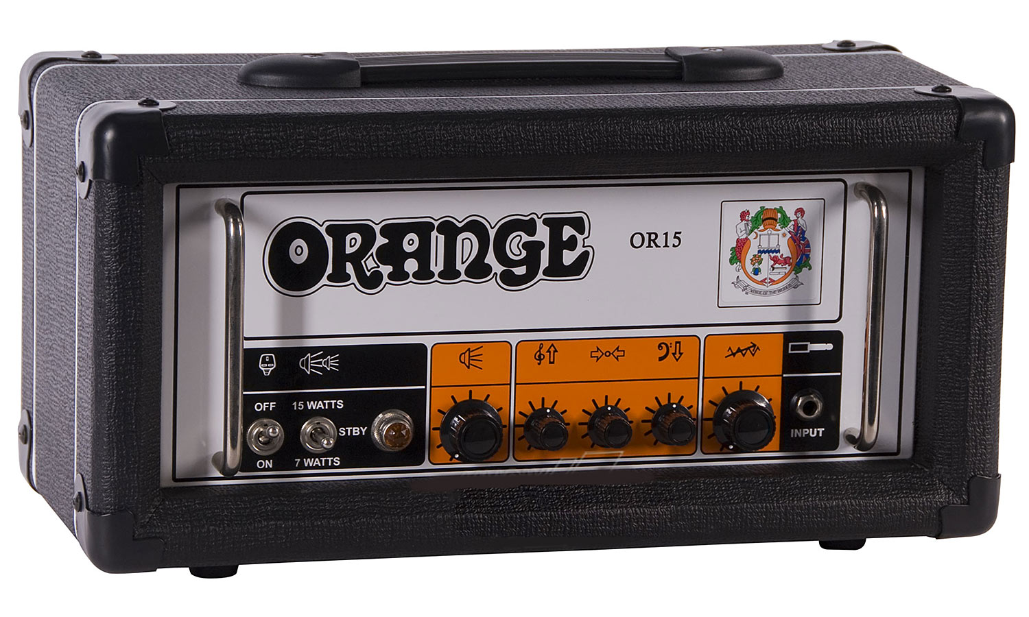 Orange Or15 Head 15w Black - Cabezal para guitarra eléctrica - Variation 1