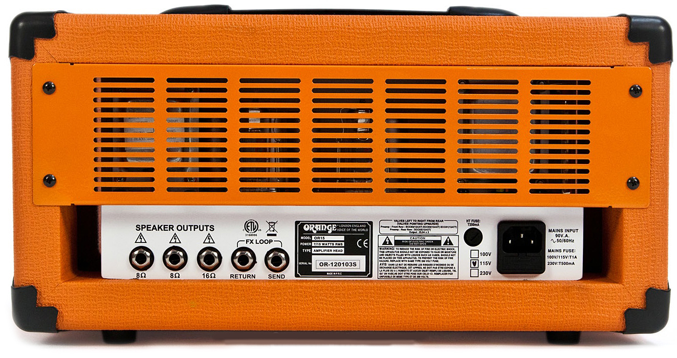 Orange Or15 Head 15w Orange - Cabezal para guitarra eléctrica - Variation 2