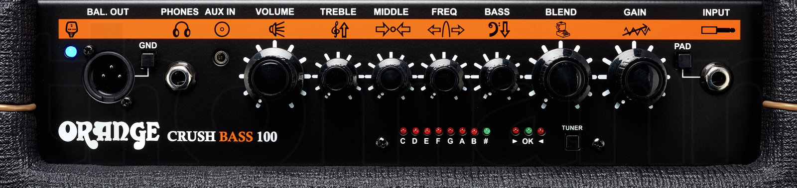 Orange Crush Bass 100 100w 1x15 - Black - Combo amplificador para bajo - Variation 2