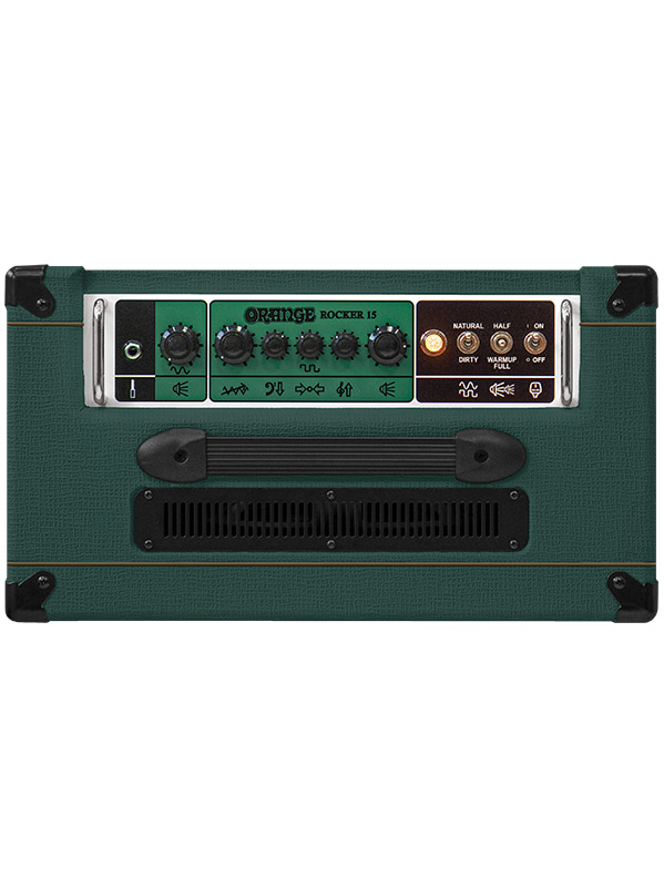 Orange Rocker 15 0.5/1/7/15w 1x10 Green Ltd - Combo amplificador para guitarra eléctrica - Variation 1