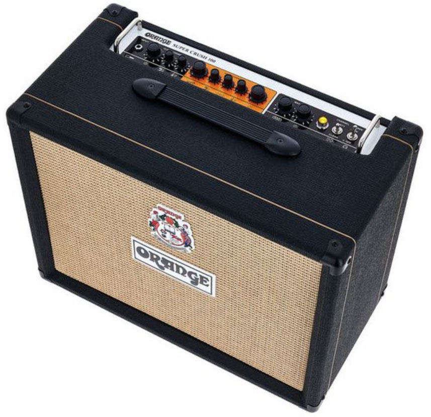 Orange Super Crush 100 Combo 100w 1x12 Black - Combo amplificador para guitarra eléctrica - Variation 1