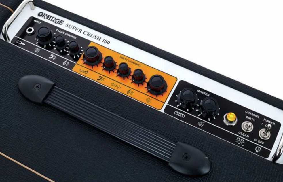 Orange Super Crush 100 Combo 100w 1x12 Black - Combo amplificador para guitarra eléctrica - Variation 3