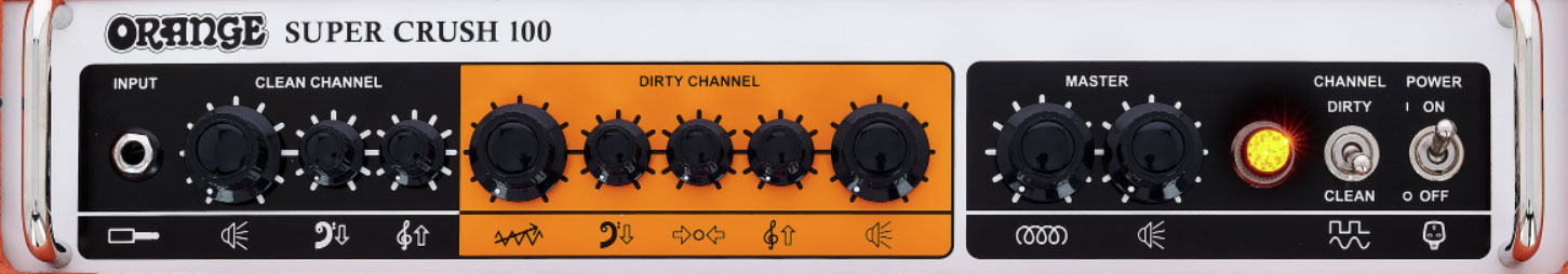 Orange Super Crush 100 Combo 100w 1x12 Orange - Combo amplificador para guitarra eléctrica - Variation 3