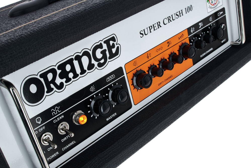 Orange Super Crush 100 Head 100w Black - Cabezal para guitarra eléctrica - Variation 2