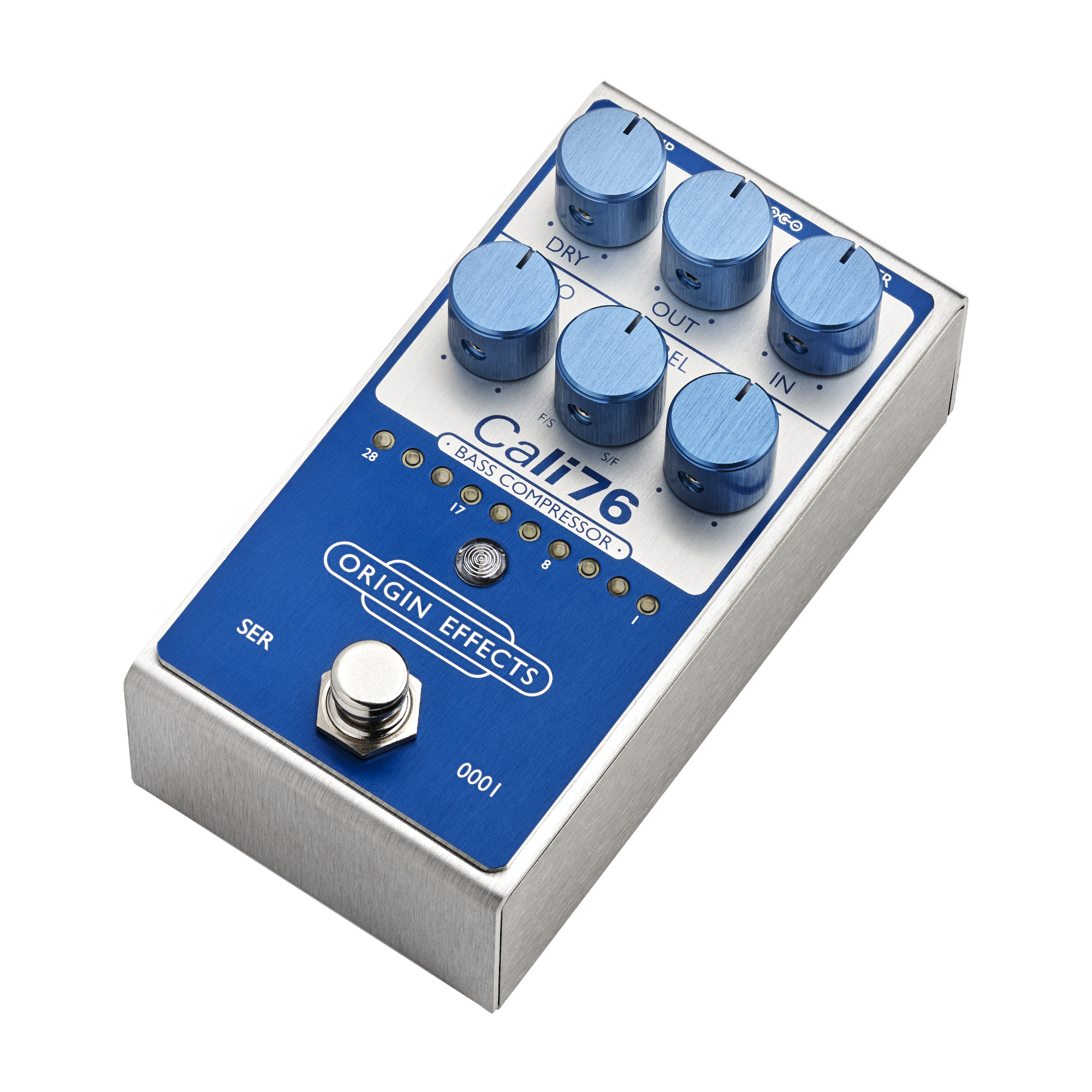 Origin Effects Cali76 Bass Compressor Super Vintage Blue 2024 - Pedal compresor / sustain / noise gate - Variation 1