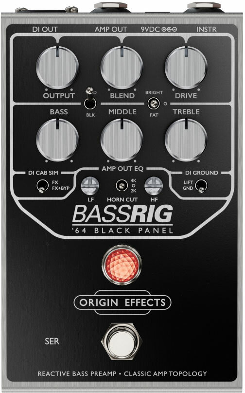 Origin Effects Bassrig 1964 Black Panel Preamp - Preamplificador para bajo - Main picture