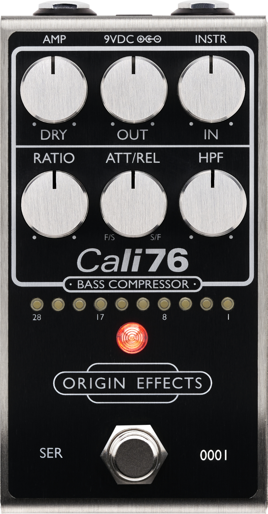 Origin Effects Cali76 Bass Compressor Black 2024 - Pedal compresor / sustain / noise gate - Main picture