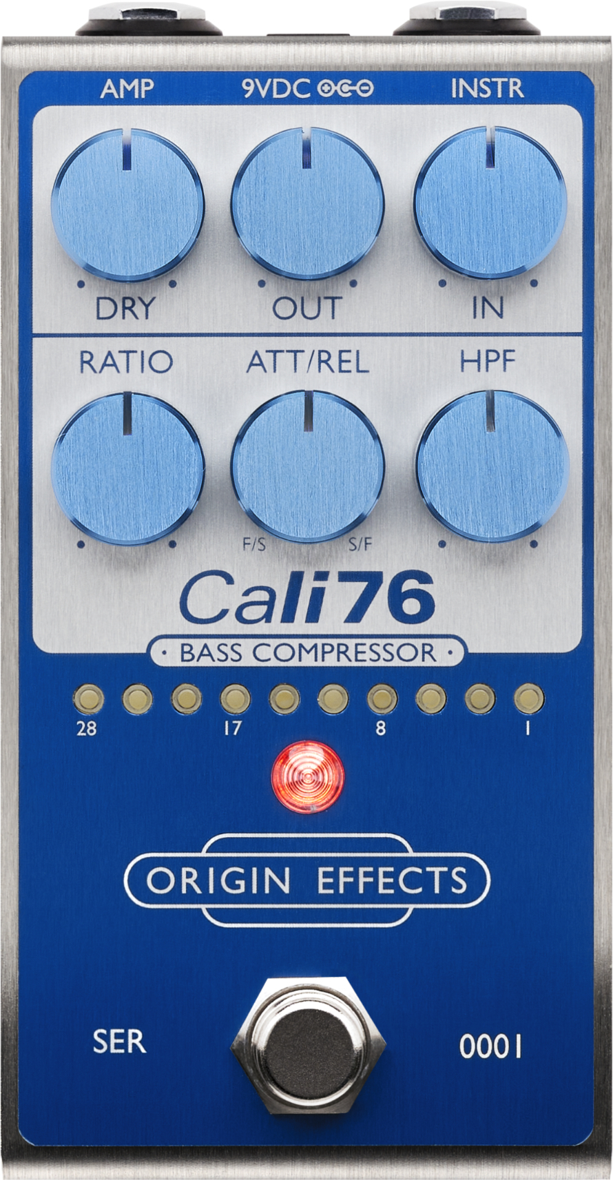 Origin Effects Cali76 Bass Compressor Super Vintage Blue 2024 - Pedal compresor / sustain / noise gate - Main picture