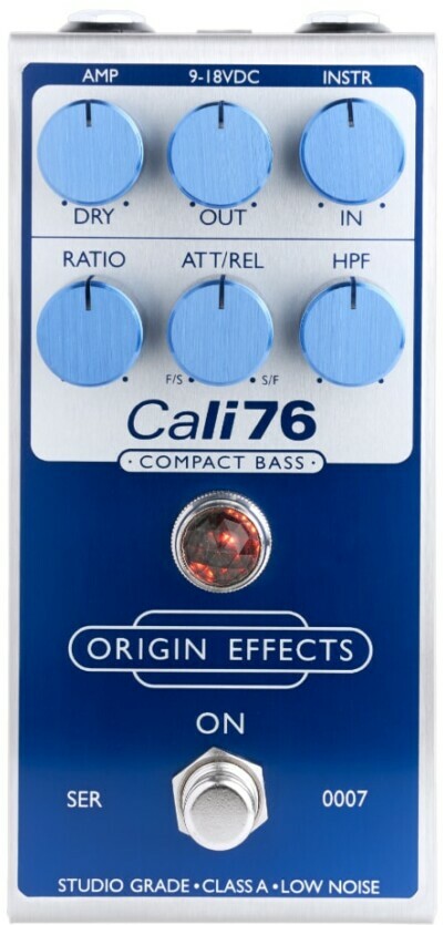 Origin Effects Cali76 Compact Bass Compressor Blue Edition - Pedal compresor / sustain / noise gate - Main picture