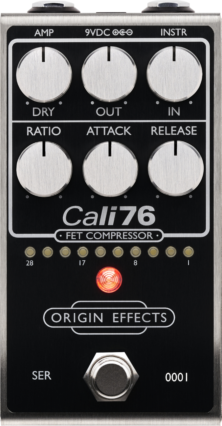 Origin Effects Cali76 Fet Compressor Black 2024 - Pedal compresor / sustain / noise gate - Main picture