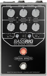 Preamplificador para bajo Origin effects Bassrig ’64 Black Panel Preamp