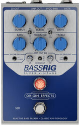 Preamplificador para bajo Origin effects Bassrig Super Vintage Preamp