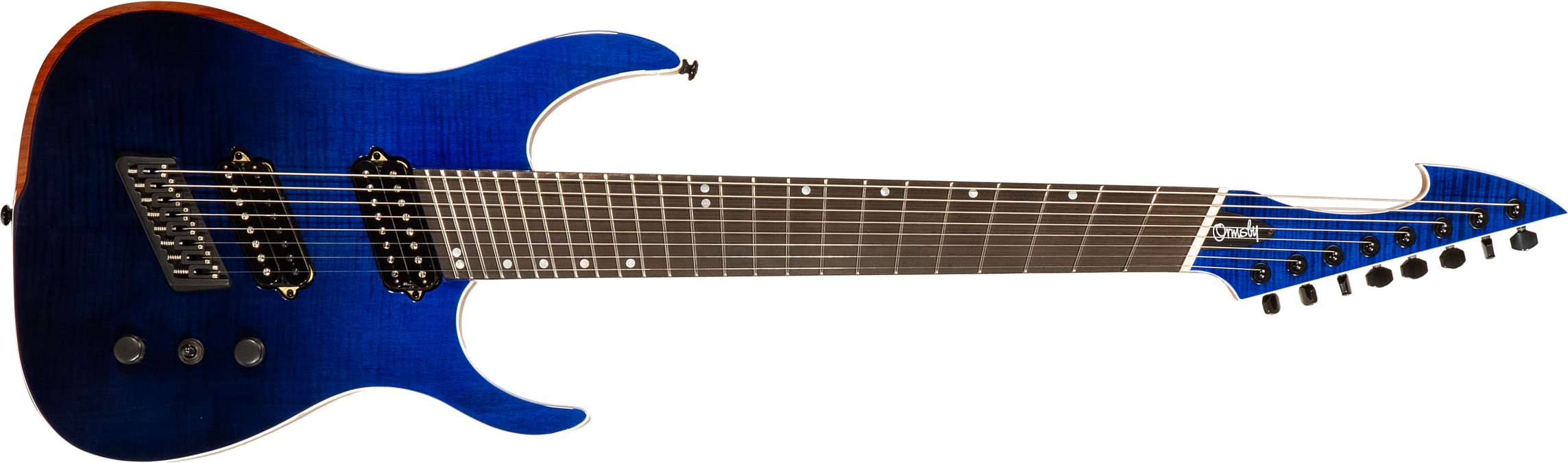Ormsby Hype Gtr 8 Ltd Run 16 8c Multiscale 2h Ht Eb #gtr07665 - Sky Fall - Guitarra electrica de 8 y 9 cuerdas - Main picture