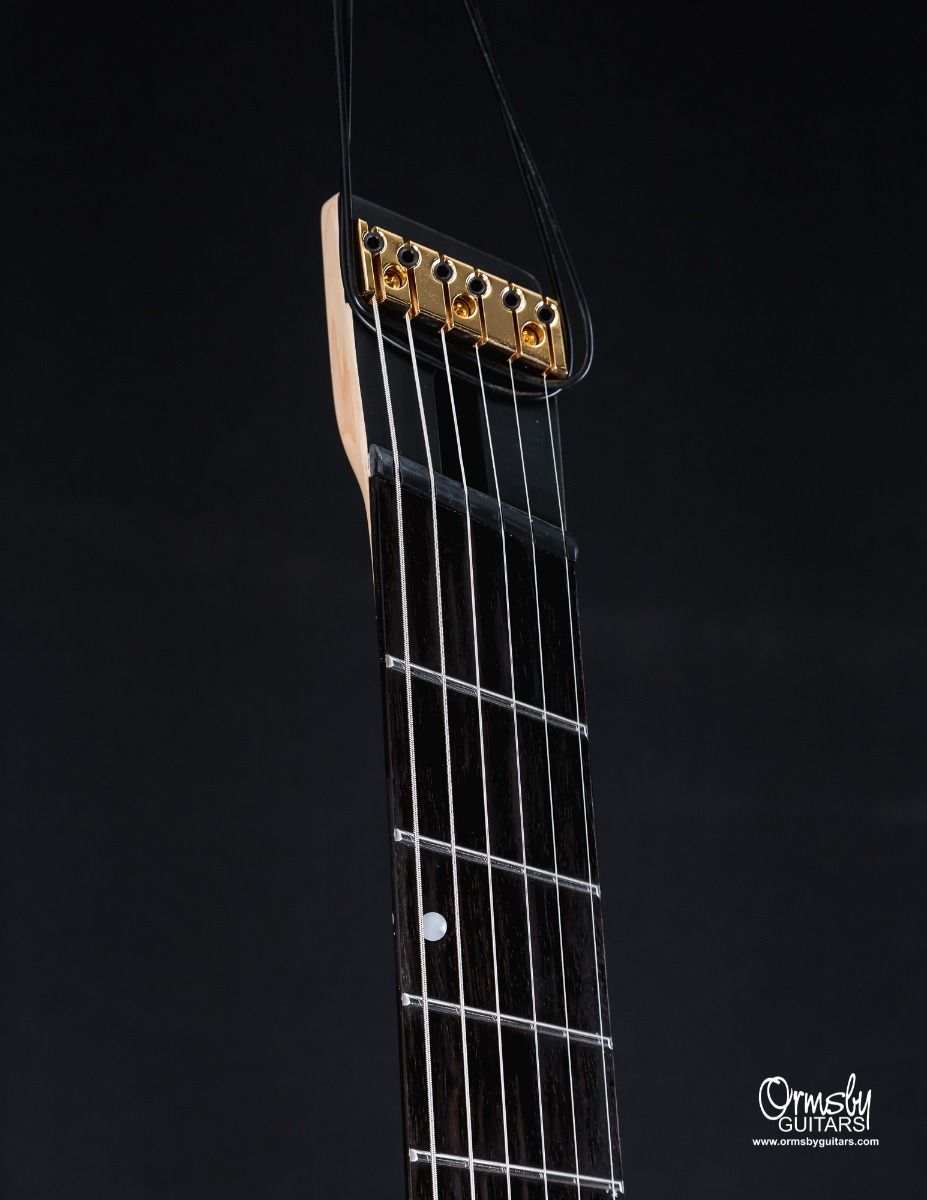 Ormsby Goliath Headless Gtr 6c Multiscale 2h Ht Eb - Tuxedo Black - Guitarra eléctrica con forma de str. - Variation 2