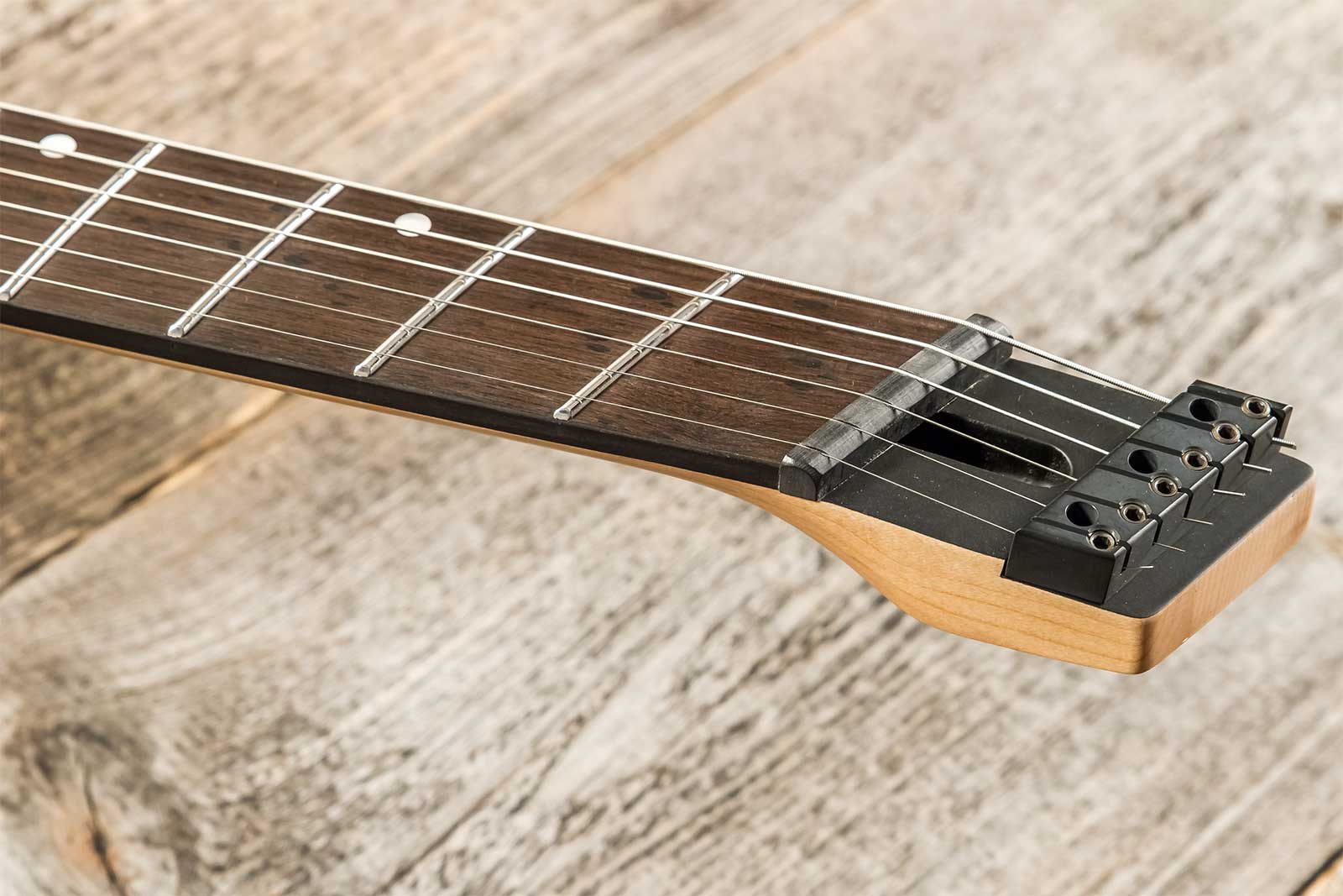 Ormsby Goliath Headless Gtr Run 17 6c Multiscale 2h Ht Eb - Dahlia Black - Multi-Scale Guitar - Variation 6