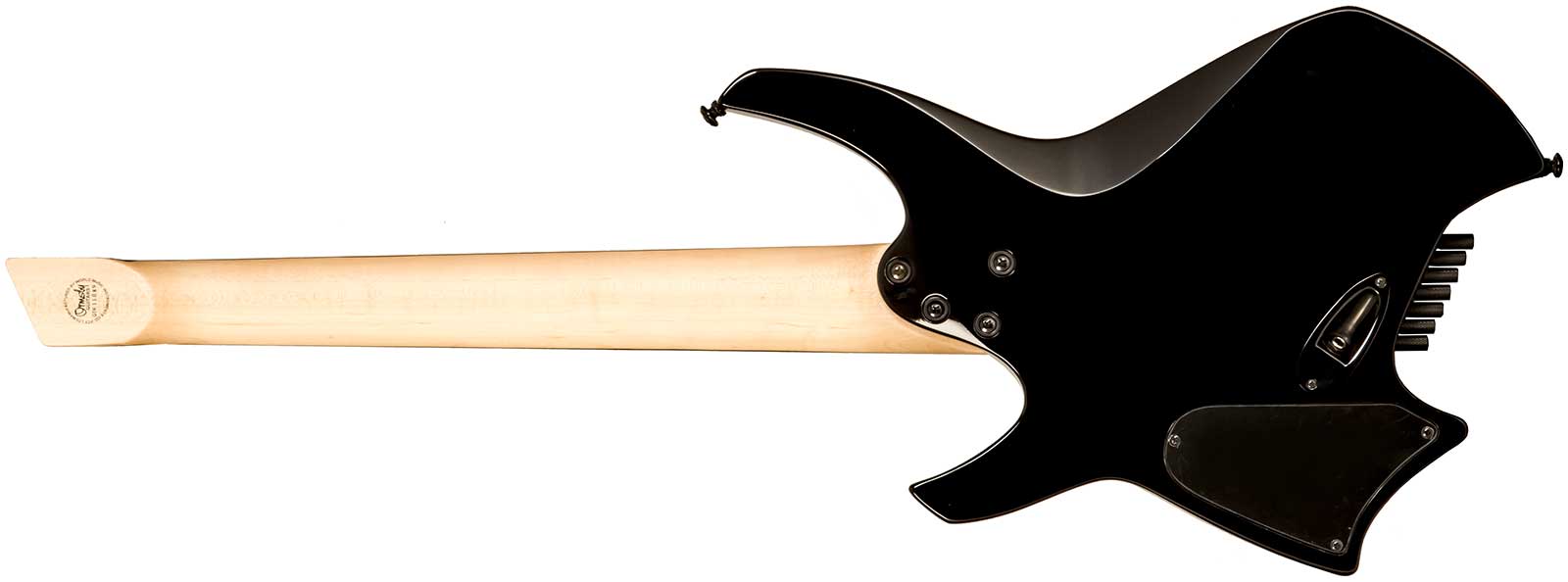 Ormsby Goliath Headless Gtr Run 17 7c Multiscale 2h Ht Eb - Dahlia Black - Multi-Scale Guitar - Variation 1