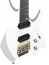 Multi-scale guitar Ormsby Goliath Headless GTR 7 Run 14 - Ermine white