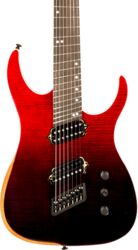 Multi-scale guitar Ormsby Hype GTR 7 LTD Run 16 #GTR07630 - Blood bath