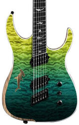Multi-scale guitar Ormsby Hype GTR Shark 6-String - Carribean blue/green