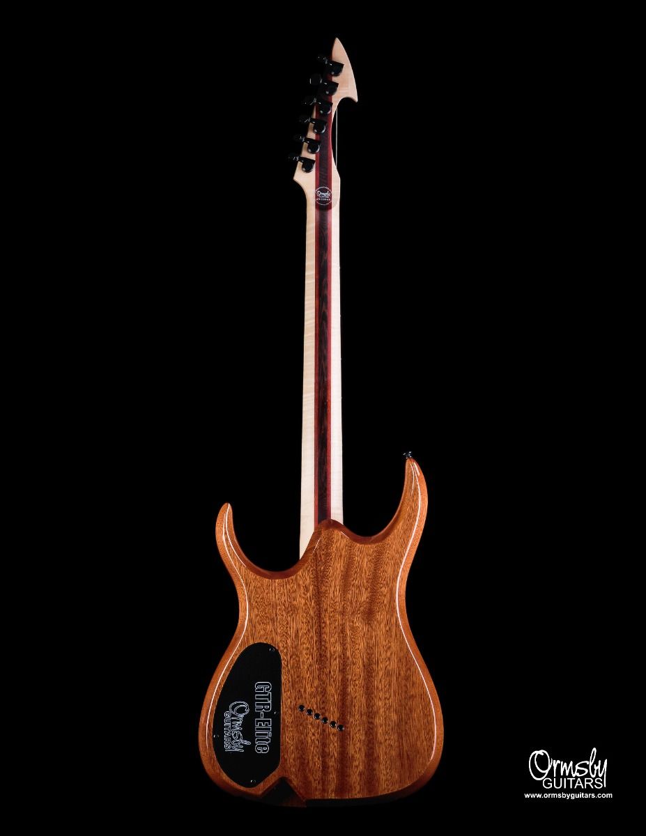 Ormsby Hype Gtr Elite 2 6c Multiscale 2h Ht Eb - Karelian Birch Natural - Multi-Scale Guitar - Variation 1