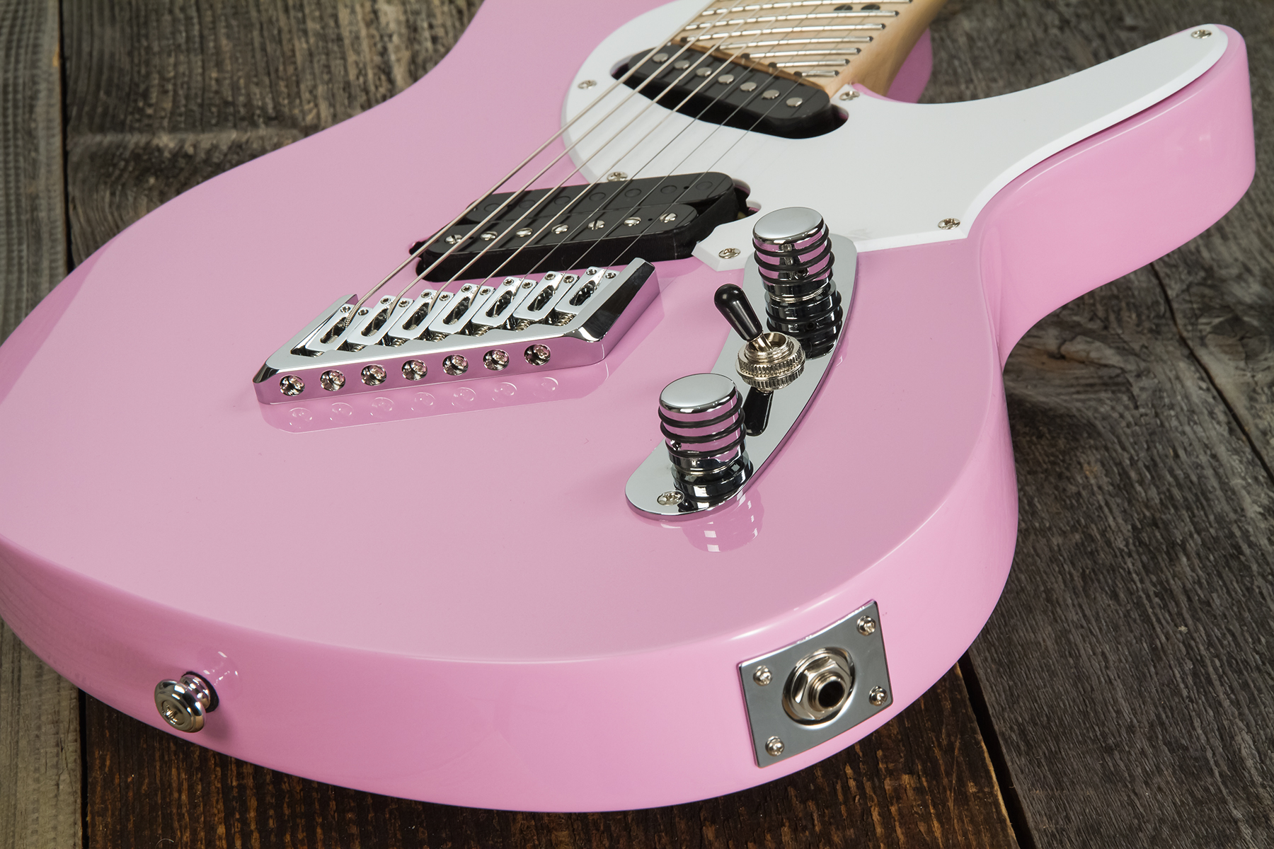 Ormsby Tx Gtr Vintage 7c Multiscale Hs Ht Mn - Shell Pink - Multi-Scale Guitar - Variation 4