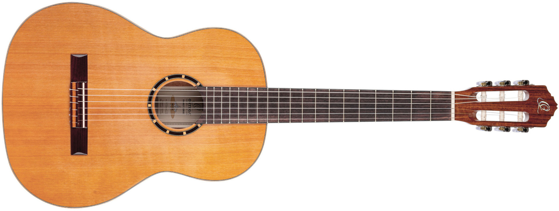 Ortega R122g Gloss 52mm Cedre Acajou So + Housse - Natural - Guitarra clásica 4/4 - Main picture