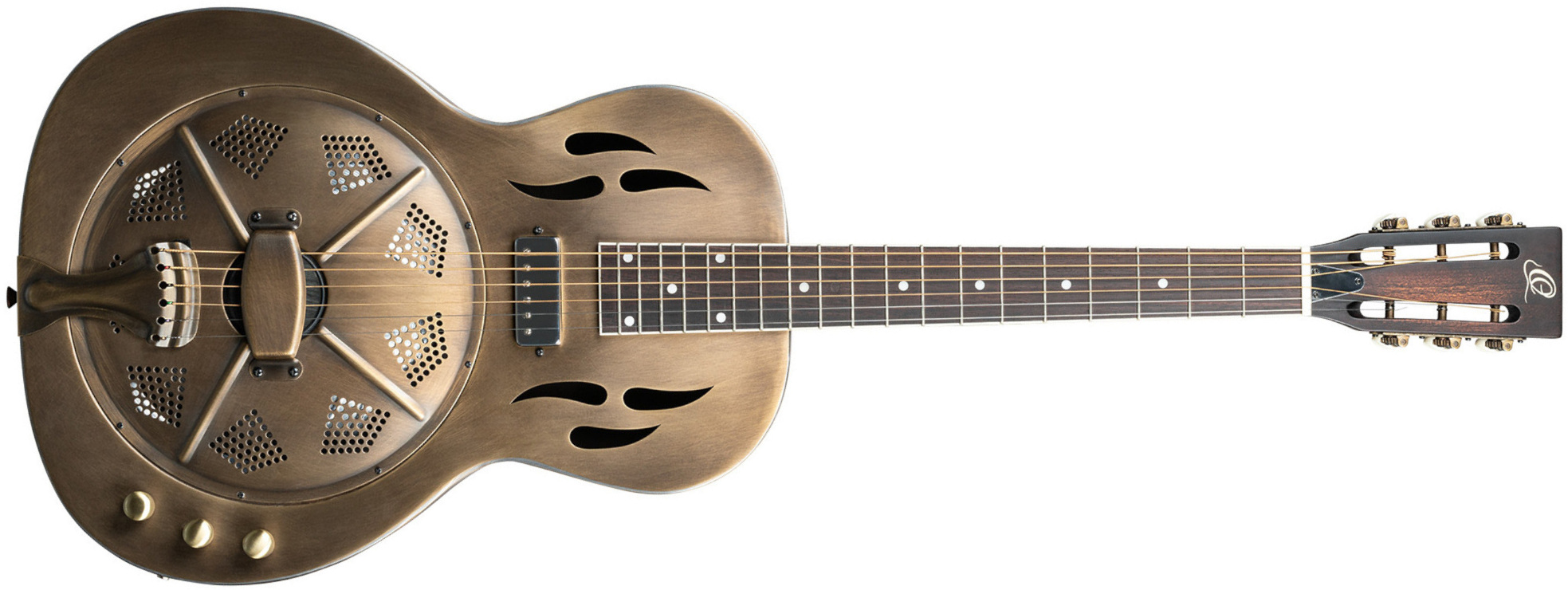 Ortega Rrg60e Resonator - Antique Burst - Dobro resonador - Main picture