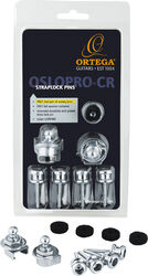 Bloqueos de correa Ortega Set Straplock Pro Chrome