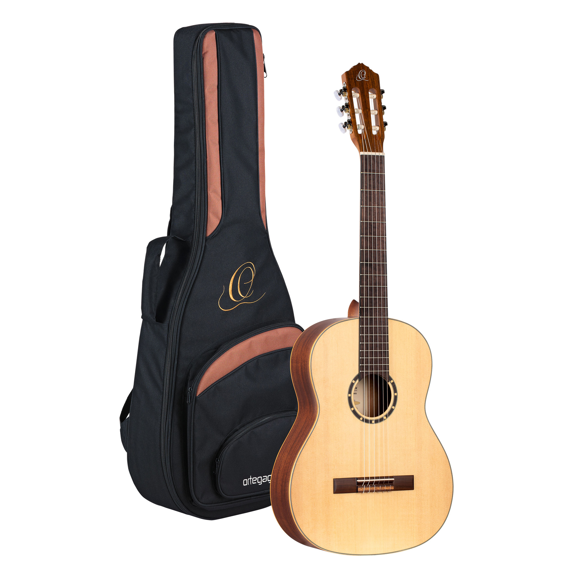 Ortega R121 52mm Epicea Acajou So + Housse - Natural - Guitarra clásica 4/4 - Variation 1