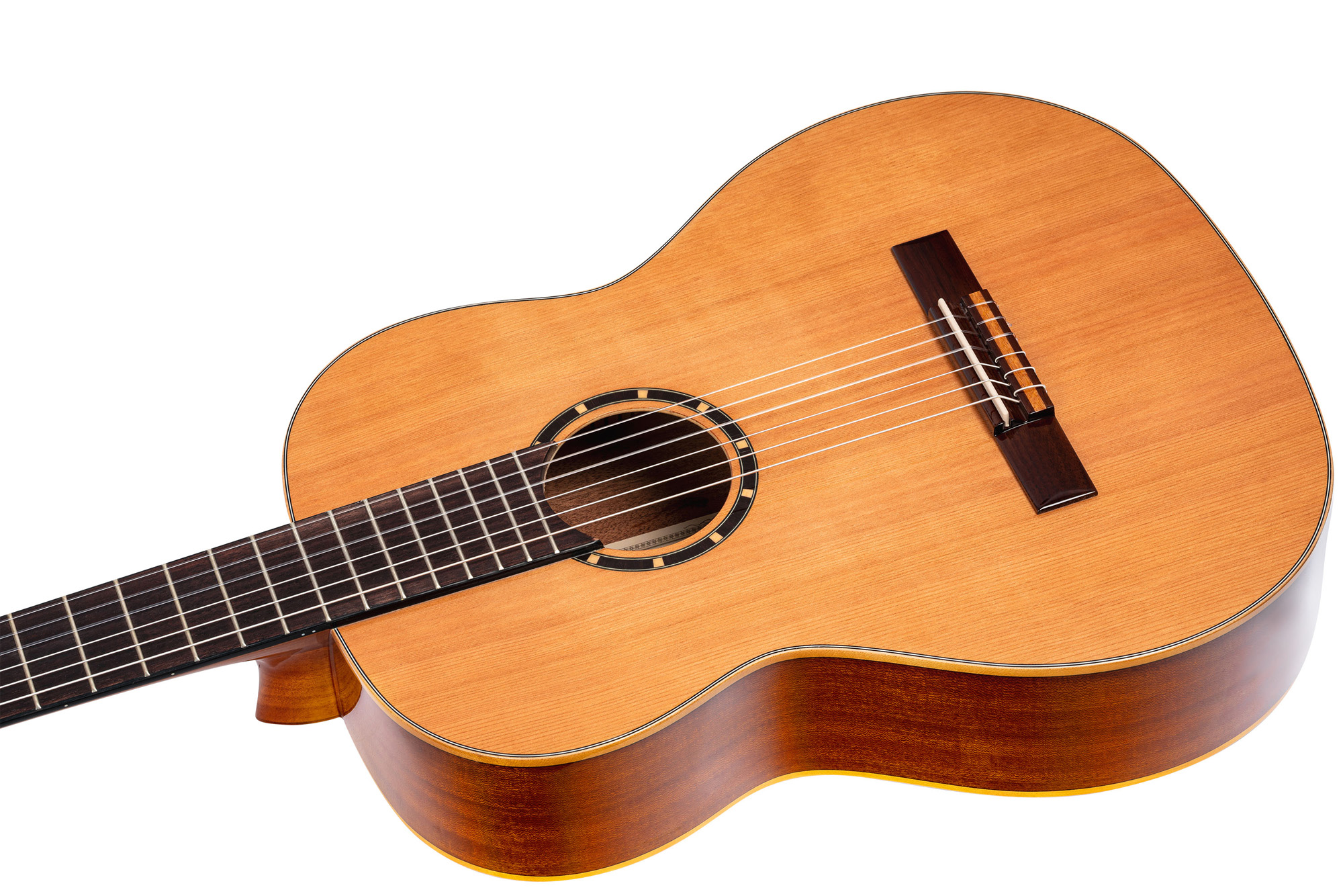 Ortega R122g Gloss 52mm Cedre Acajou So + Housse - Natural - Guitarra clásica 4/4 - Variation 1
