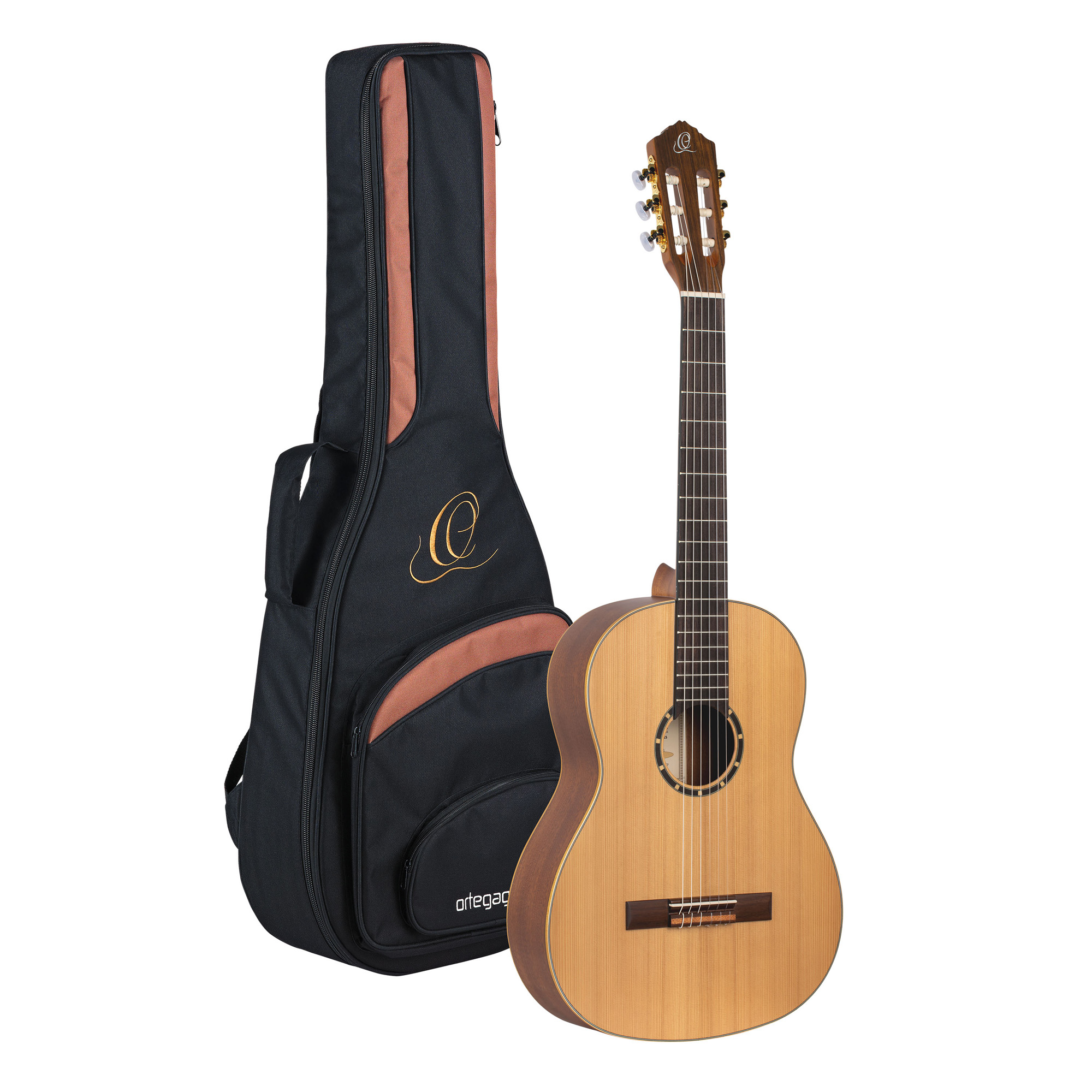 Ortega R131 52mm Table Massive Cedre Acajou So + Housse - Natural - Guitarra clásica 4/4 - Variation 3