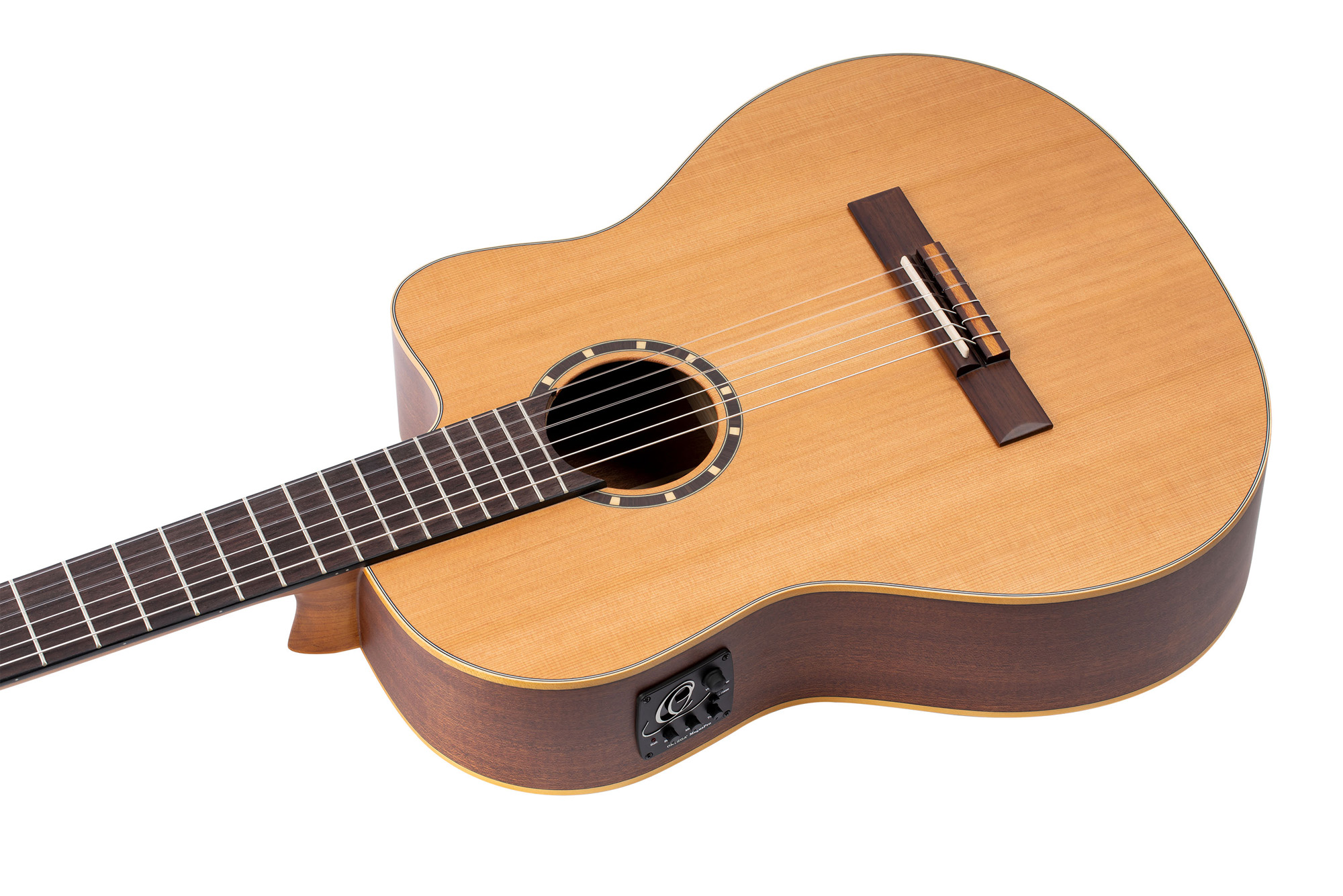 Ortega Rce131 52mm Table Massive Cedre Acajou So + Housse - Natural - Guitarra clásica 4/4 - Variation 1