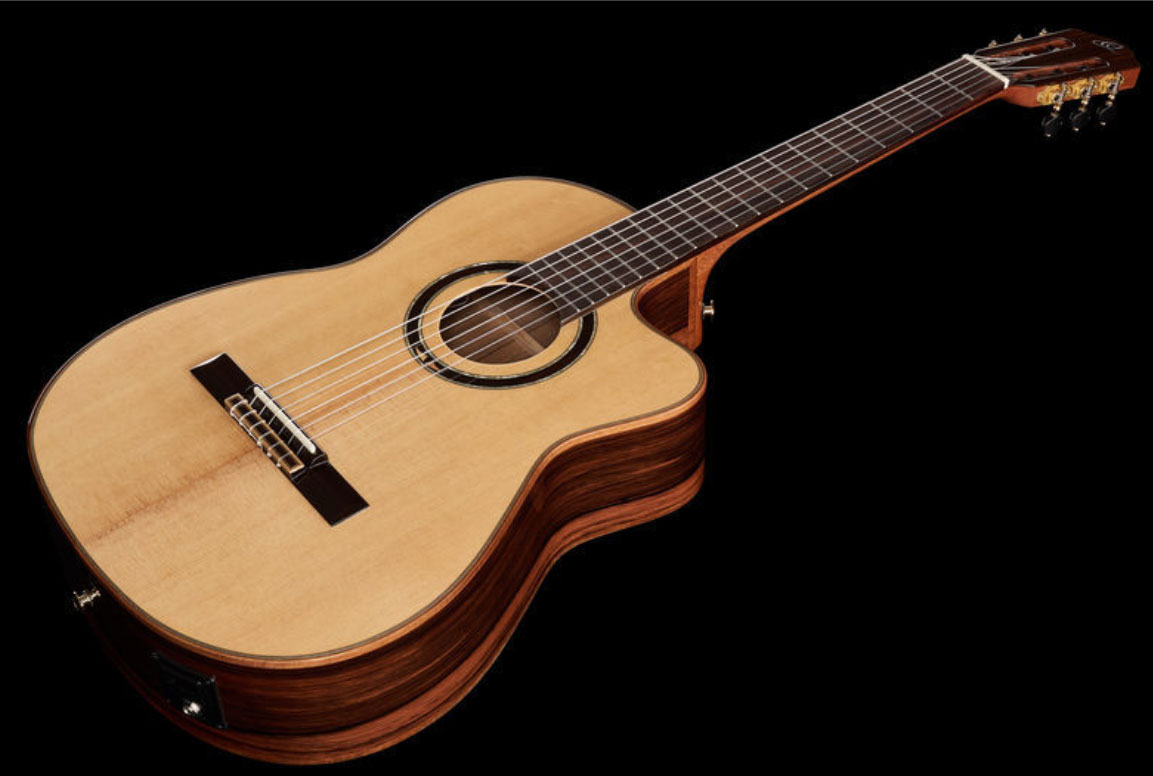 Ortega Striped Suite C/e Private Room Cw Epicea Ebene +housse - Natural - Guitarra clásica 4/4 - Variation 2