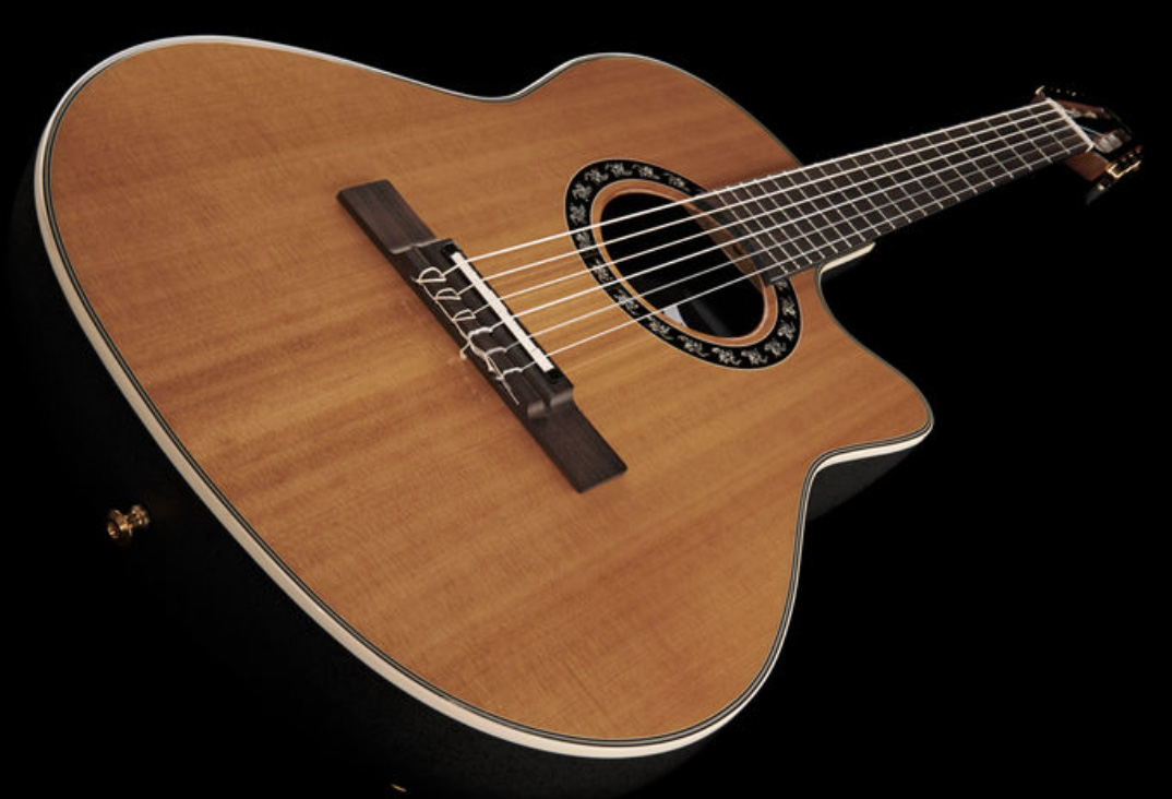 Ovation 1773ax-4 Legend Mid Depth Cw Cedre Lyrachord Eb - Natural - Guitarra clásica 4/4 - Variation 1