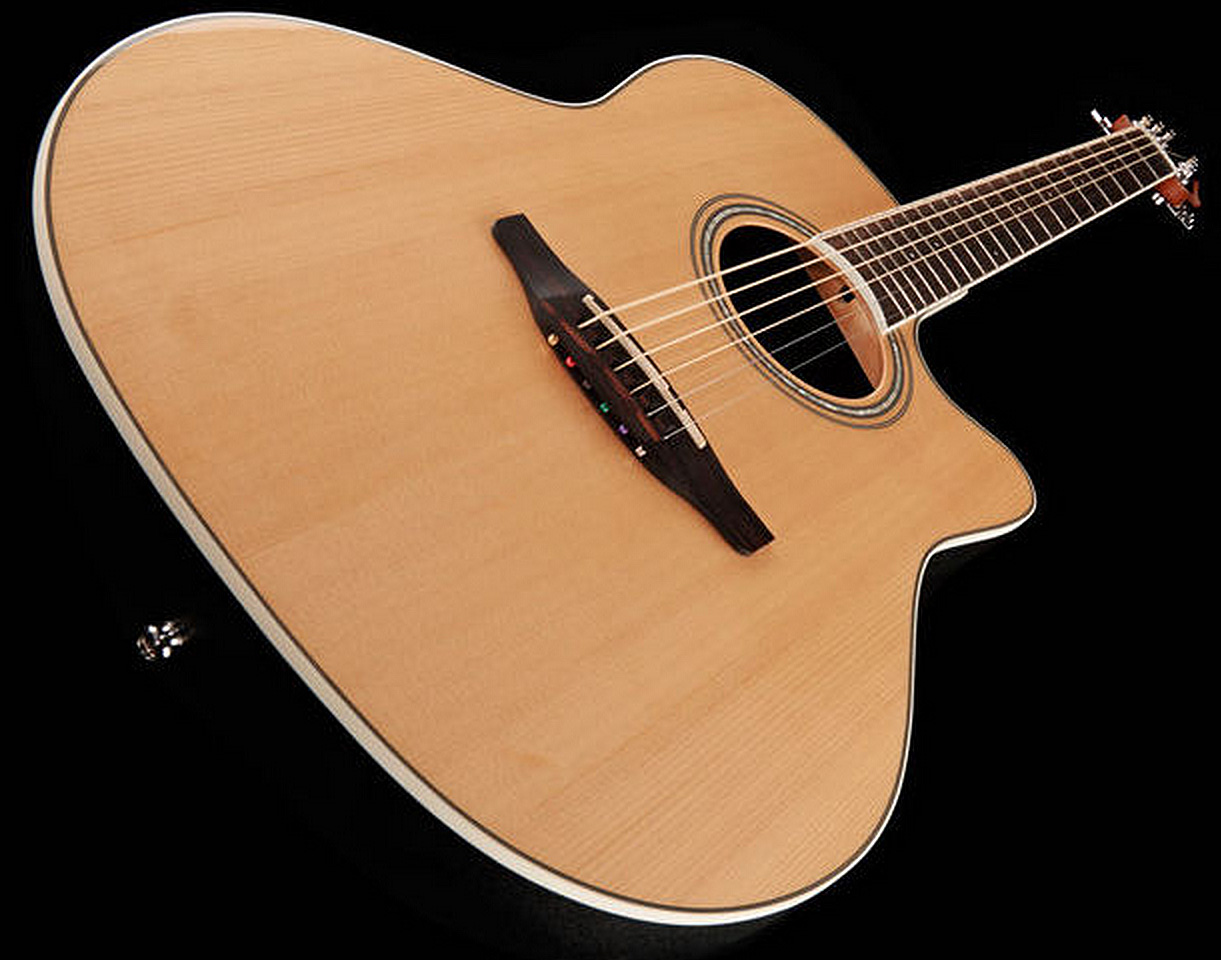 Ovation Cs24-4-g Celebrity Standard Mid Depth Cw Epicea Lyrachord  Rw - Natural - Guitarra electro acustica - Variation 2