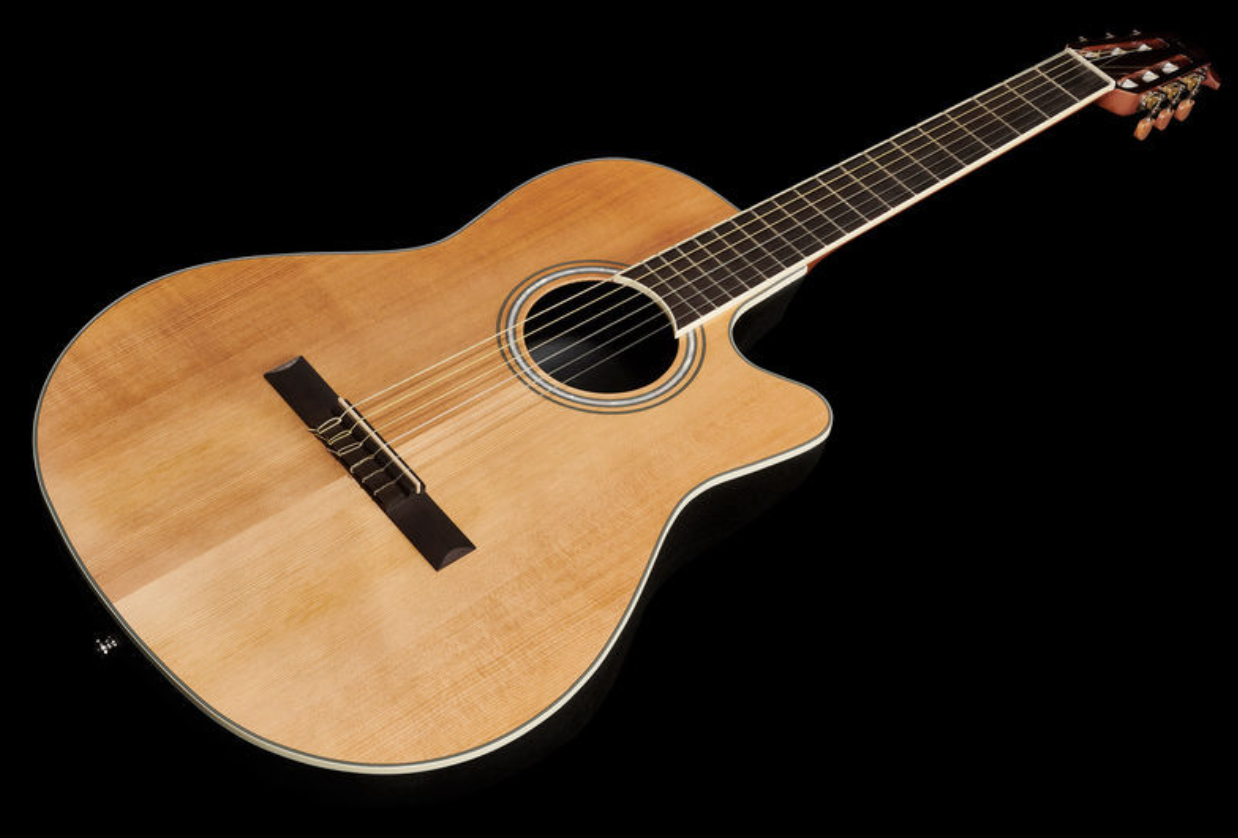 Ovation Cs24c-4 Celebrity Tradition Mid Depth Cw Cedre Lyrachord Ova - Natural - Guitarra clásica 4/4 - Variation 1