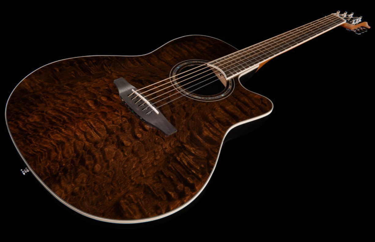 Ovation Cs28p-tge Celebrity Standard Plus Super Shallow Depth Cw Erable Lyrachord Rw - Natural - Guitarra electro acustica - Variation 1