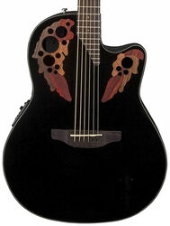 Guitarra folk Ovation CE44-5-G Celebrity Elite - Black