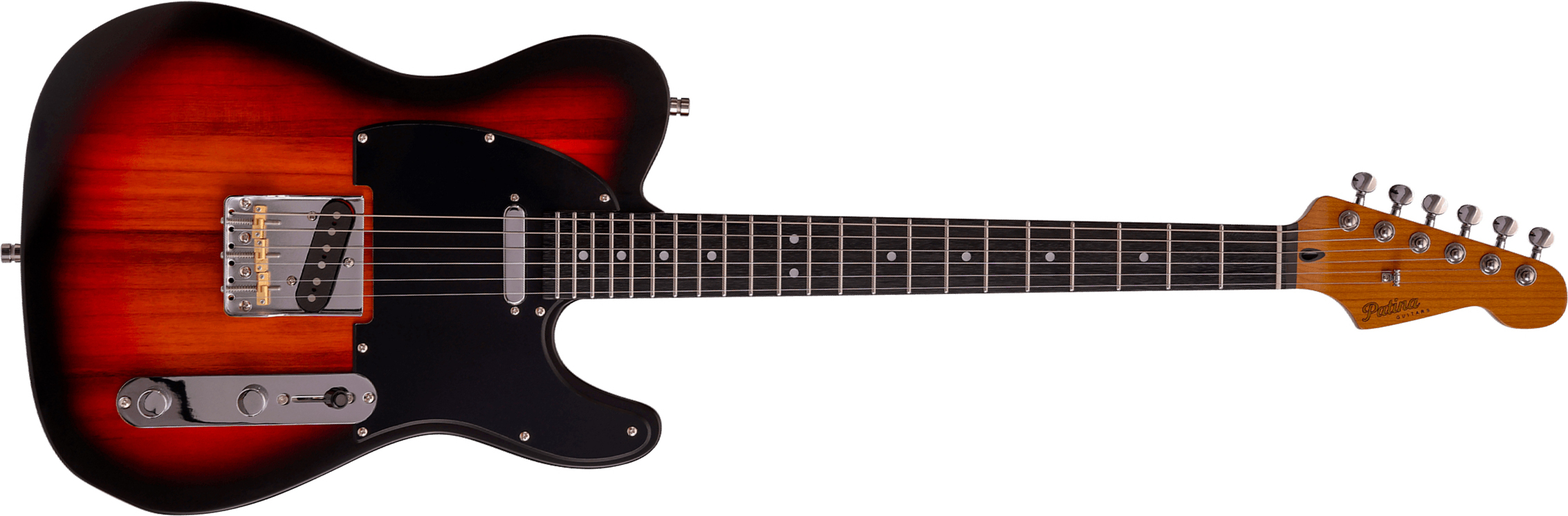 Patina Guitars Pt3 Sb 2s Ht Rw - Sunburst - Guitarra eléctrica con forma de tel - Main picture