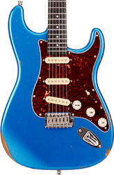 Guitarra eléctrica con forma de str. Patina guitars PS-6 LPB R - Lake placid blue relic
