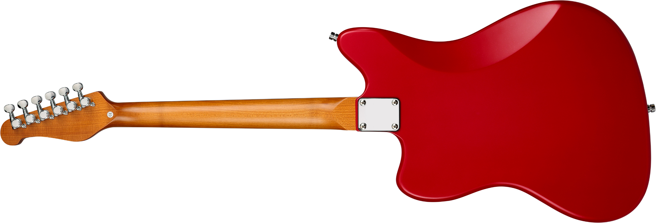 Patina Guitars Pj3 Car 2s Trem Rw - Candy Apple Red - Guitarra electrica retro rock - Variation 1