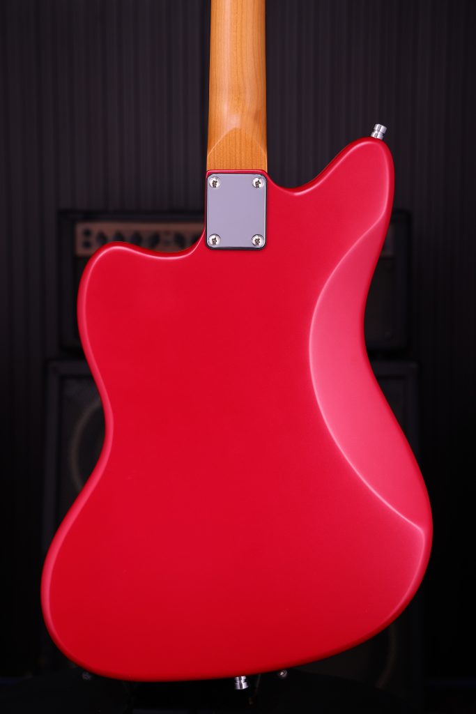 Patina Guitars Pj3 Car 2s Trem Rw - Candy Apple Red - Guitarra electrica retro rock - Variation 3