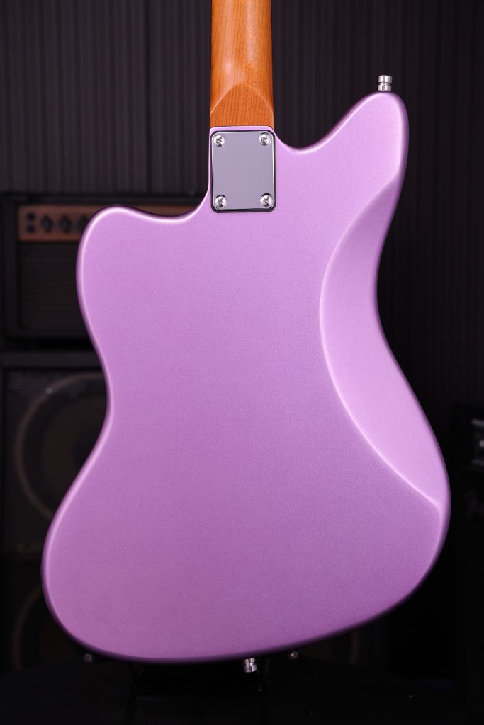 Patina Guitars Pj3 Pp 2s Trem Rw - Purple - Guitarra electrica retro rock - Variation 3