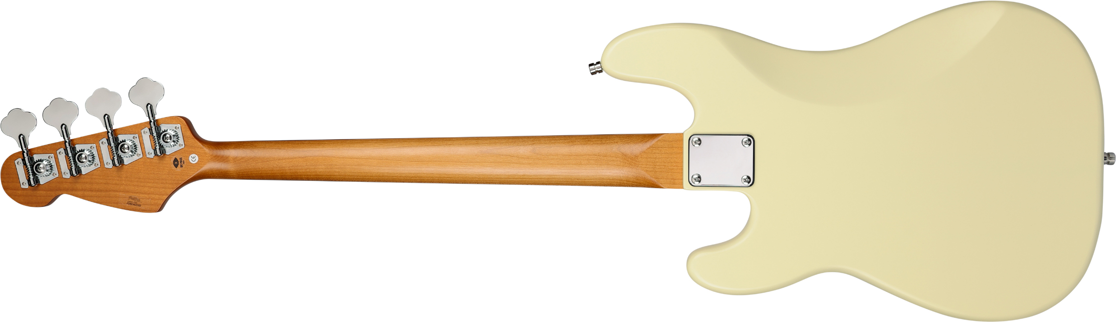 Patina Guitars Ppb3 Ow 1s Ht Rw - Olympic White - Bajo eléctrico de cuerpo sólido - Variation 1