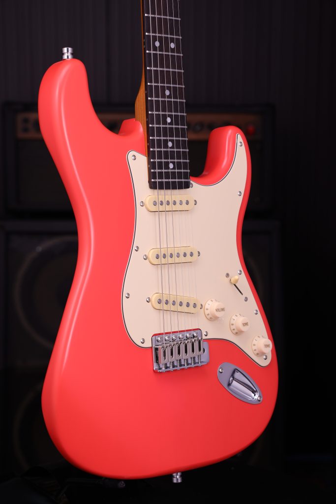 Patina Guitars Ps3 Frd 3s Trem Rw - Fiesta Red - Guitarra eléctrica con forma de str. - Variation 2