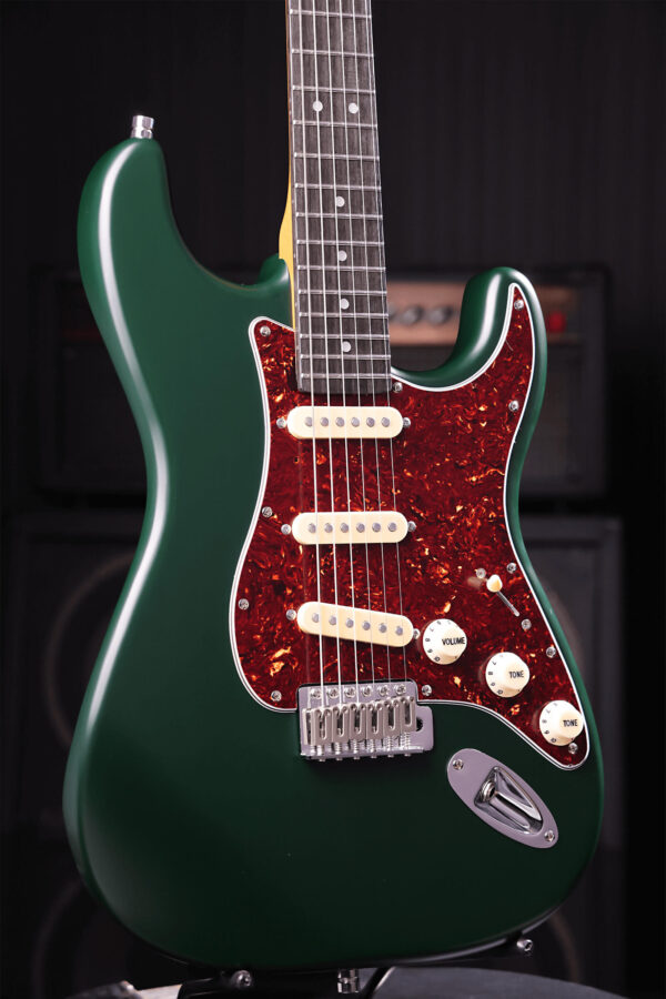 Patina Guitars Ps3 Sgr 3s Trem Rw - Sherwood Green - Guitarra eléctrica con forma de str. - Variation 2