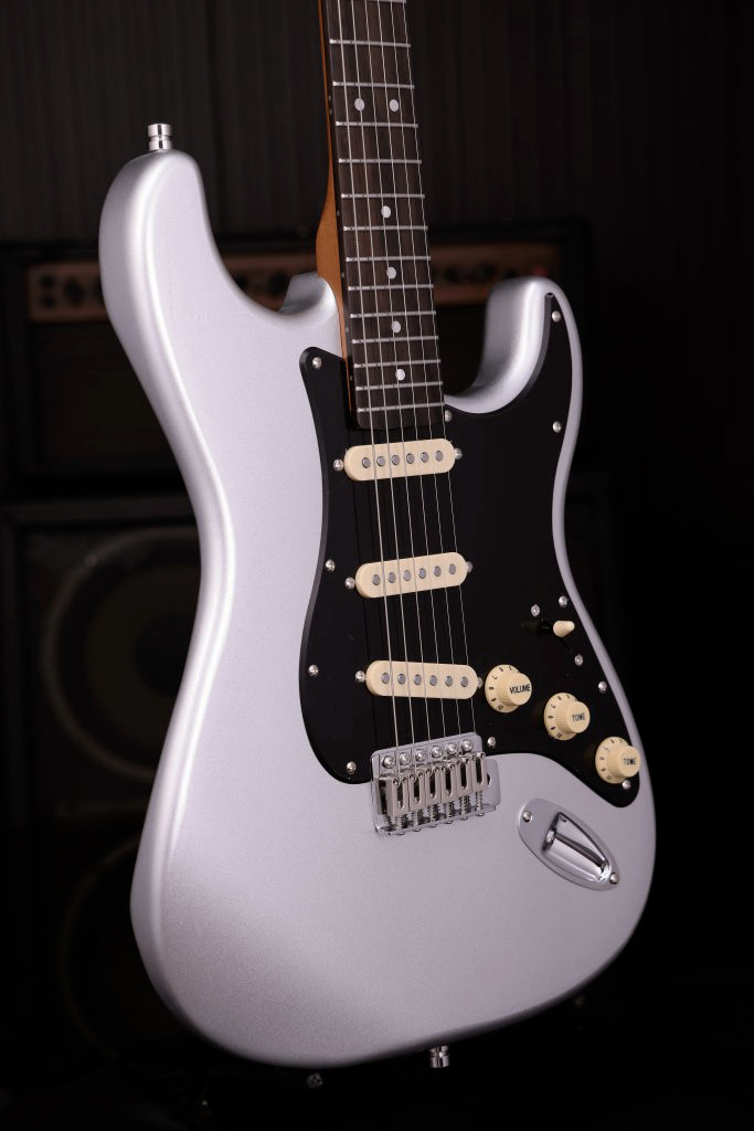 Patina Guitars Ps3 Sl 3s Trem Rw - Silver - Guitarra eléctrica con forma de str. - Variation 2